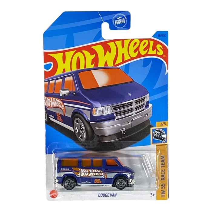 Hot Wheels Dodge Van | 55 Race Team Series 2/5 (Package Damage) - for just $2.29! 