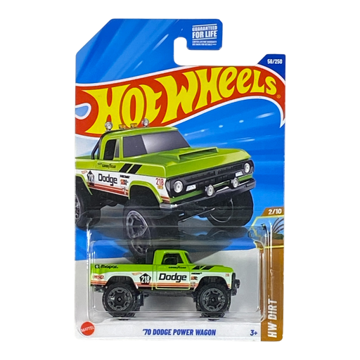 Hot Wheels '70 Dodge Power Wagon | Dirt Series 2/10 - for just $2.49! 