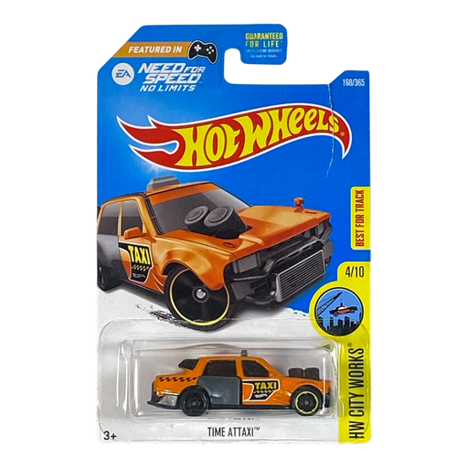Hot Wheels Time Attaxi | City Works Series 4/10 (Damaged Packaging) - for just $2.39! 