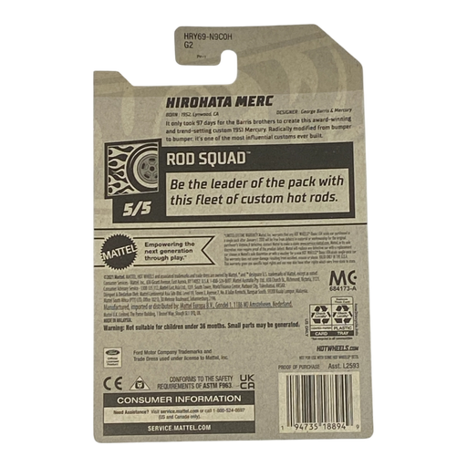Hot Wheels Hirohata Merc | Rod Squad Series 5/5 - for just $2.49! 