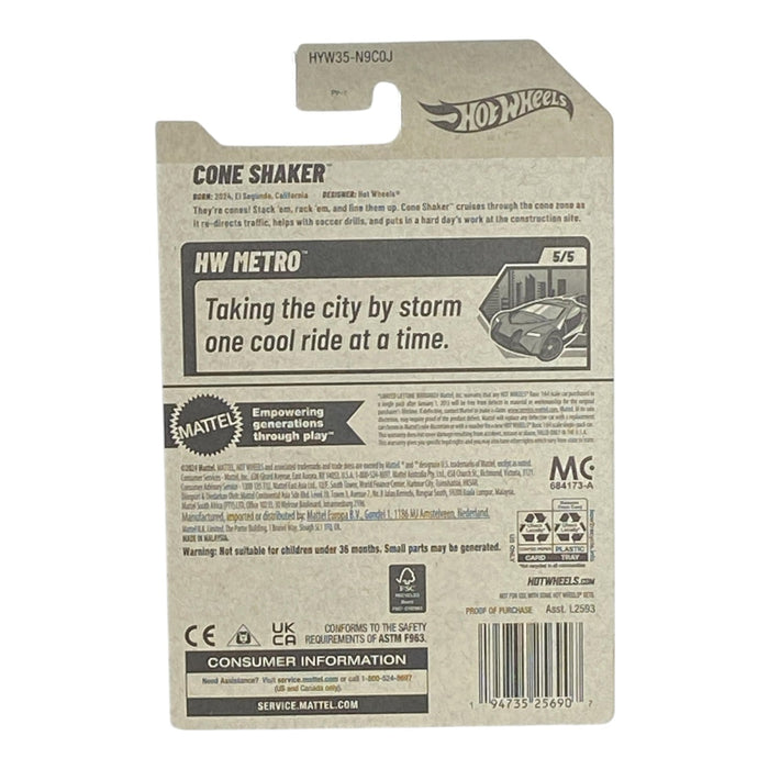 Hot Wheels Cone Shaker - HW Metro Series 5/5 - for just $1.89! 