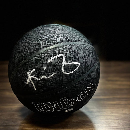 Kevin Garnett Autographed Boston Celtics NBA 75th Anniversary Black Basketball - Premium Autographed Basketballs - Just $249.99! Shop now at Retro Gaming of Denver