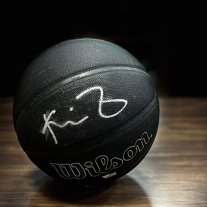 Kevin Garnett Autographed Boston Celtics NBA 75th Anniversary Black Basketball - Premium Autographed Basketballs - Just $249.99! Shop now at Retro Gaming of Denver