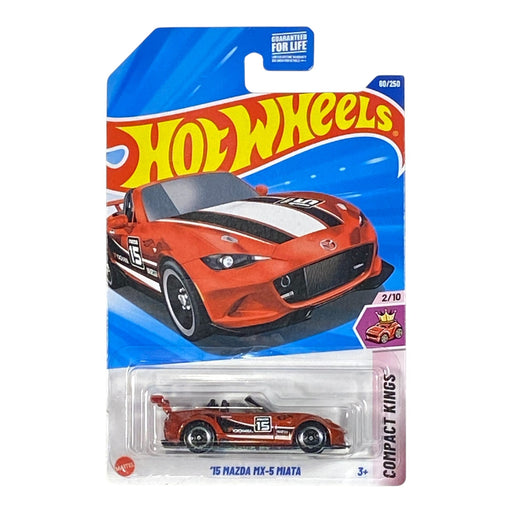Hot Wheels '15 Mazda MX-5 Miata - Compact Kings Series 2/10 - for just $1.79! 