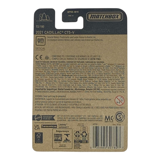 Matchbox 2021 Cadillac CT5-V - Matchbox Series 72/100 - for just $1.79! 