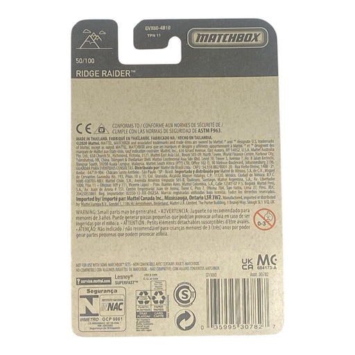 Matchbox Ridge Raider - Matchbox Series 50/100 - for just $1.79! 