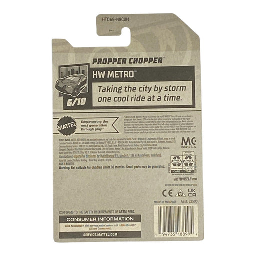 Hot Wheels Proper Chopper - Metro Series 6/10 - for just $1.79! 