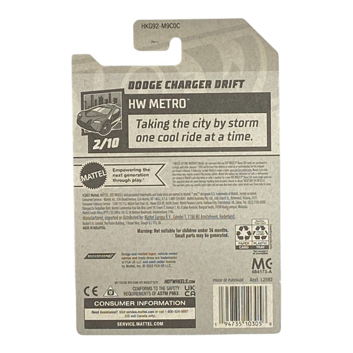 Hot Wheels Dodge Charger Drift - HW Metro Series 2/20 - for just $1.79! 