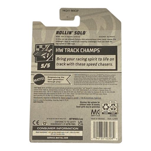 Hot Wheels Rollin' Solo - HW Track Champs Series 5/5 - for just $1.79! 