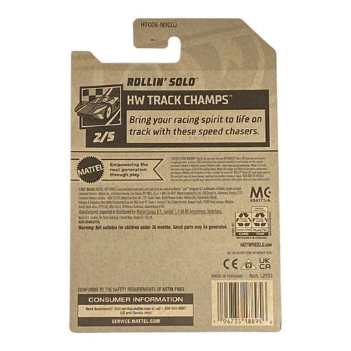 Hot Wheels Rollin' Solo - HW Track Champs Series 2/5 - for just $1.79! 