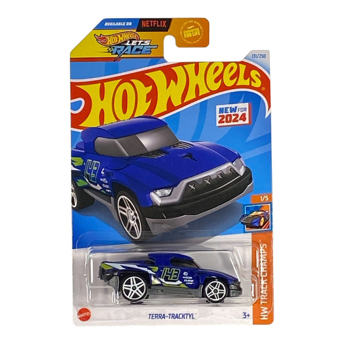 Hot Wheels Terra-Tracktyl (Blue) - HW track Champs Series 1/5 - for just $1.79! 