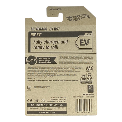 Hot Wheels Silverado EV RST - HW EV Series 6/10 - for just $1.79! 