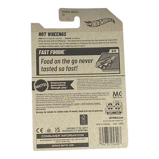 Hot Wheels Hot Wheengs - Fast Food Series 5/5 - for just $1.79! 