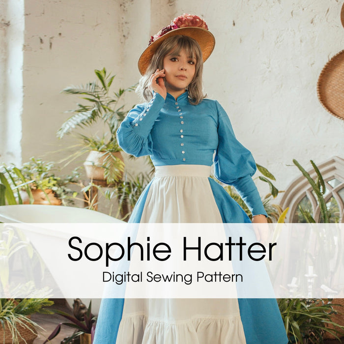 Sophie Hatter Inspired Vintage Dress Pattern - for just $12.99! 