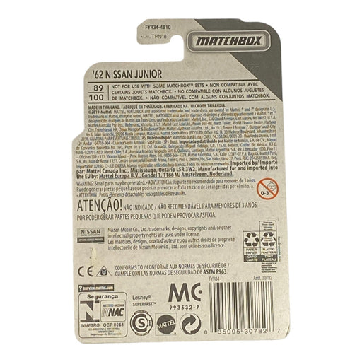 Matchbox '62 Nissan Junior - MBX Service Series 14/20 - for just $1.79! 