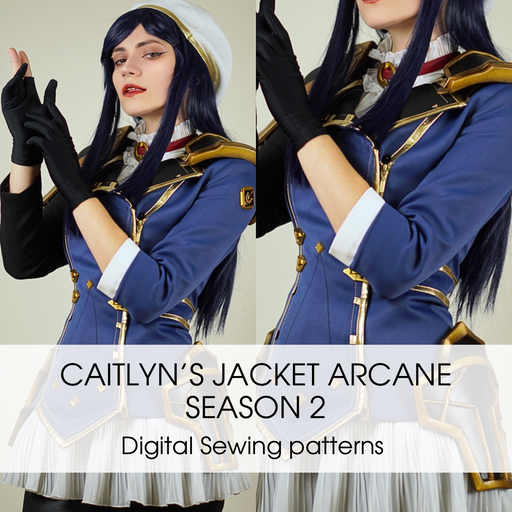 Arcane Officer Caitlyn Jacket Sewing Pattern - Digital Product - for just $15! 