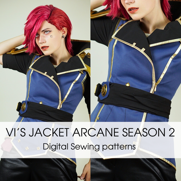 Arcane Officer Vi Jacket Sewing Pattern - Digital Product - for just $15! 