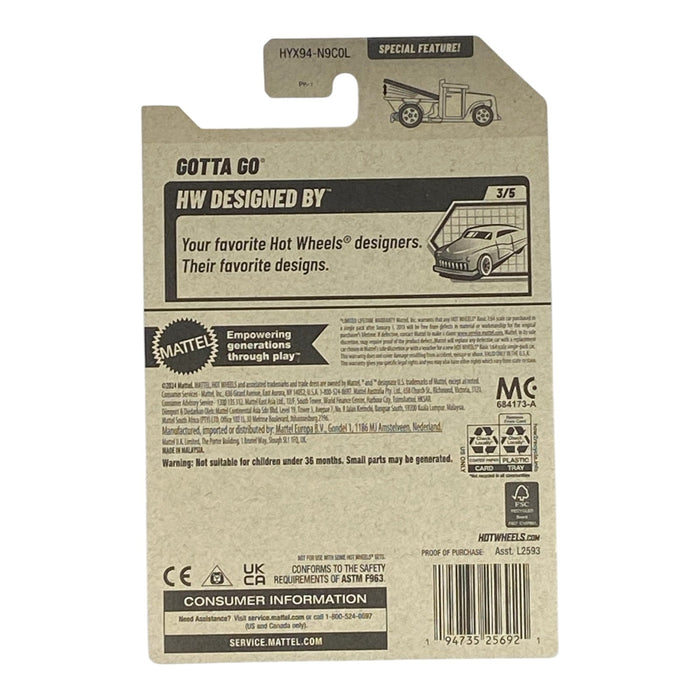 Hot Wheels Gotta Go - Designed By Series 3/5 - for just $1.79! 