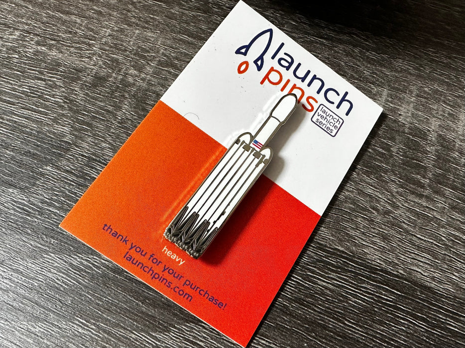 Heavy Launch Vehicle Enamel Pin - for just $10.95! 