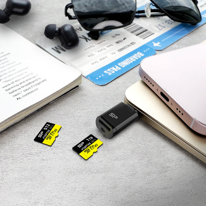 Silicon Power USB 3.2 Type-C MicroSD Memory Card Reader C200, Support UHS-I DDR200 Speed Mode - for just $14.99! 