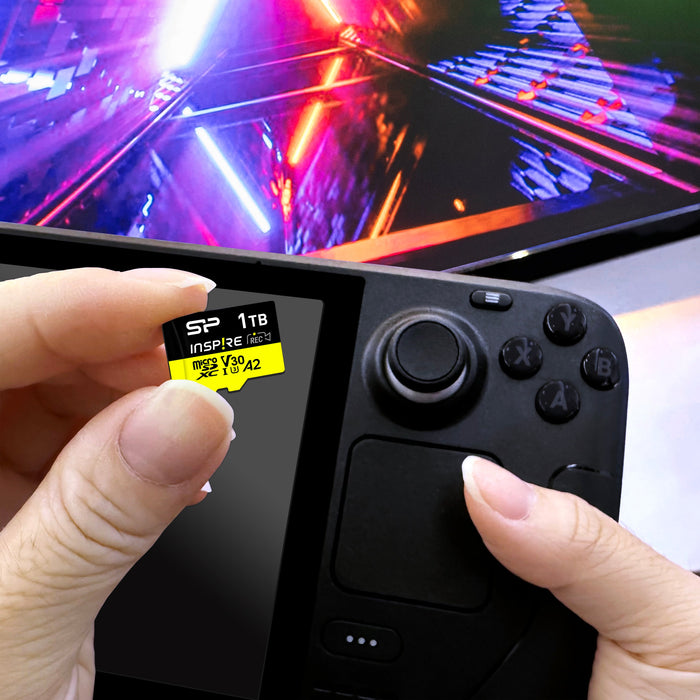 Silicon Power 256GB Inspire UHS-1(U3) V30 A2 MicroSD Memory Card with Card Reader [Not compatible with Switch 2] - for just $68.97! 