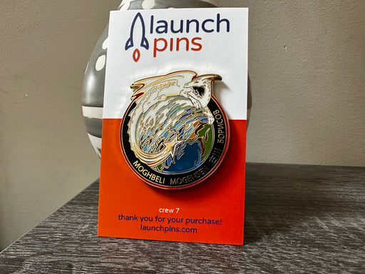 NASA Crew-7 USCV-7 Mission Patch Hard Enamel Pin - for just $11.95! 