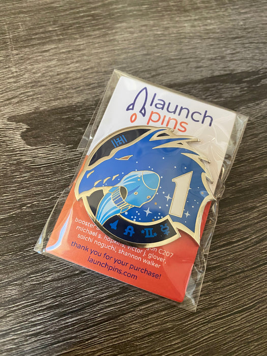 NASA Crew-1 USCV-1 Mission Patch Hard Enamel Pin - for just $11.95! 