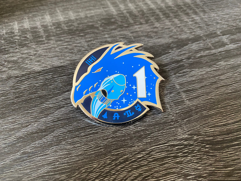 NASA Crew-1 USCV-1 Mission Patch Hard Enamel Pin - for just $11.95! 