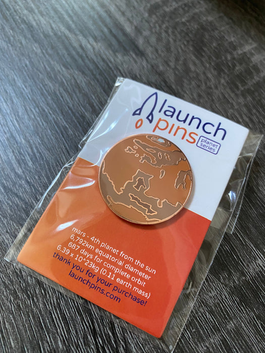Mars Hard Enamel Pin - for just $10.50! 