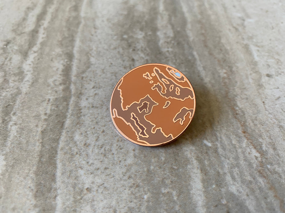 Mars Hard Enamel Pin - for just $10.50! 
