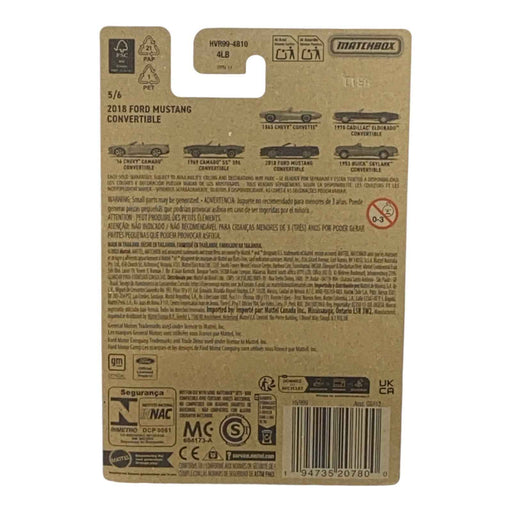 Matchbox 2018 Ford Mustang Convertible - Matchbox Convertible Series 5/6 - for just $1.79! 