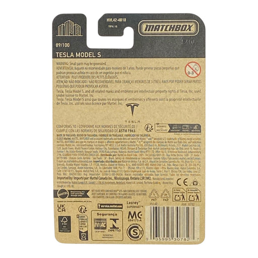 Matchbox Tesla Model S - Matchbox Series 89/100 - for just $1.79! 