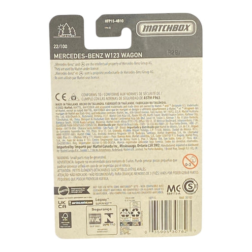 Matchbox Mercedes-Benz W123 Wagon - Matchbox Series 22/100 - for just $1.79! 