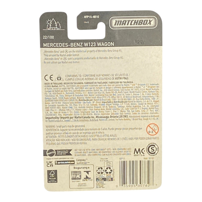 Matchbox Mercedes-Benz W123 Wagon - Matchbox Series 22/100 - for just $1.79! 