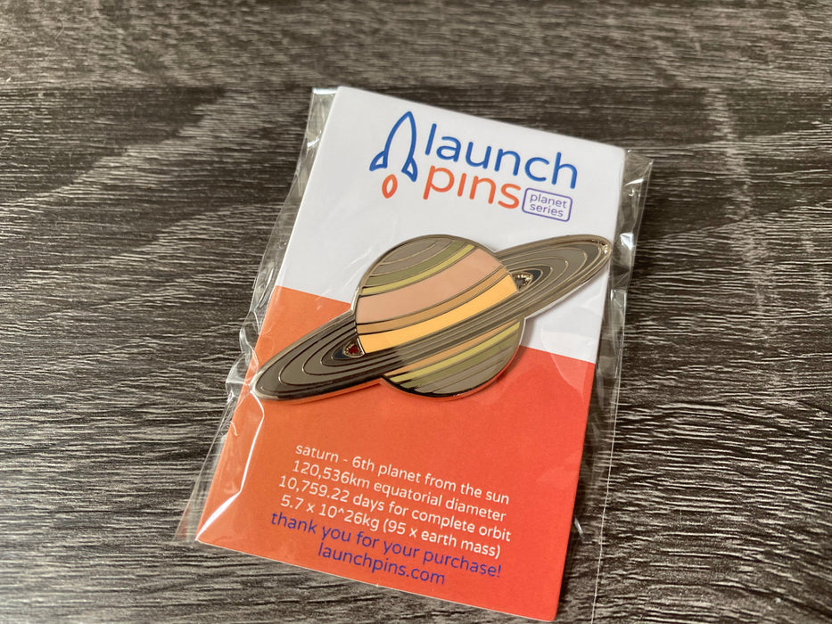 Saturn Hard Enamel Pin - for just $11.95! 
