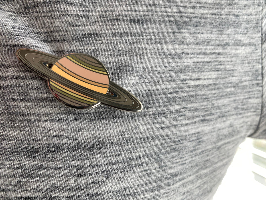 Saturn Hard Enamel Pin - for just $11.95! 