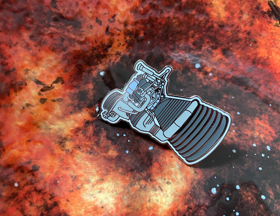 F-1 Engine (Saturn V 1st Stage) Hard Enamel Pin - for just $10.95! 