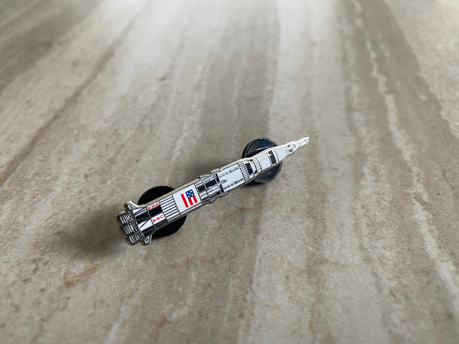 Saturn V Launch Vehicle Enamel Pin - for just $10.95! 