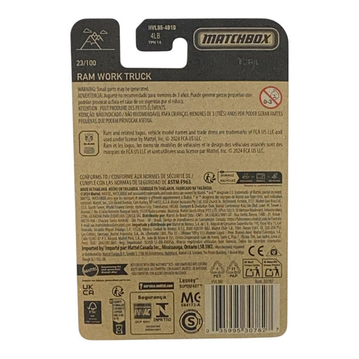 Matchbox Ram Work Truck - Matchbox Series 23/100 - for just $1.79! 