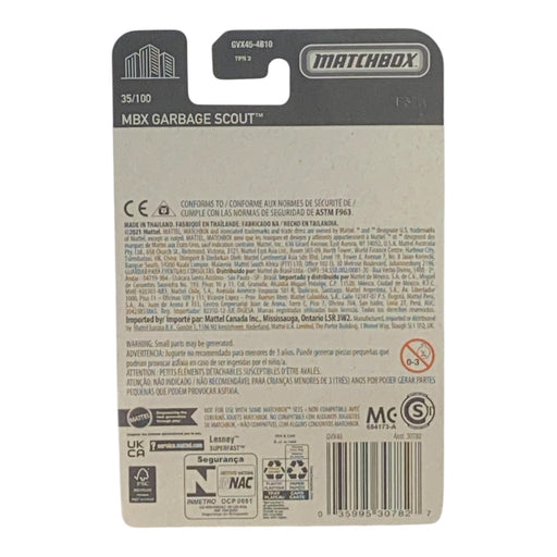 Matchbox Garbage Scout - Matchbox Series 35/100 - for just $1.79! 