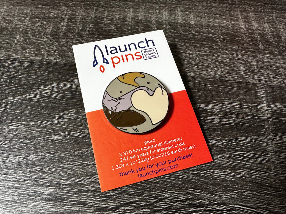 Pluto Hard Enamel Pin - for just $10.50! 