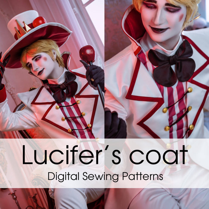 Lucifer`s coat from Hazbin Hotel Digital sewing patter - Digital Product - for just $14.99! 