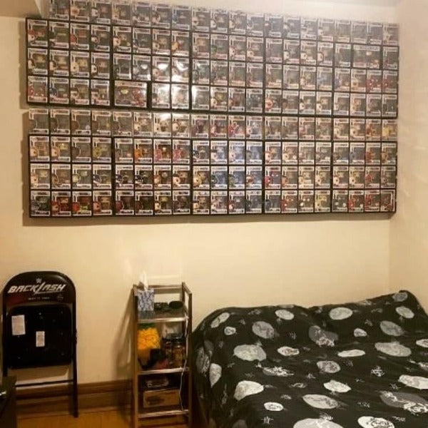 KUBBIE DLX BLACK (3x4) - In Box Display Case for Funko Pops, Wall Mountable & Stackable Pop Shelf (Cardboard) - for just $34.99! 