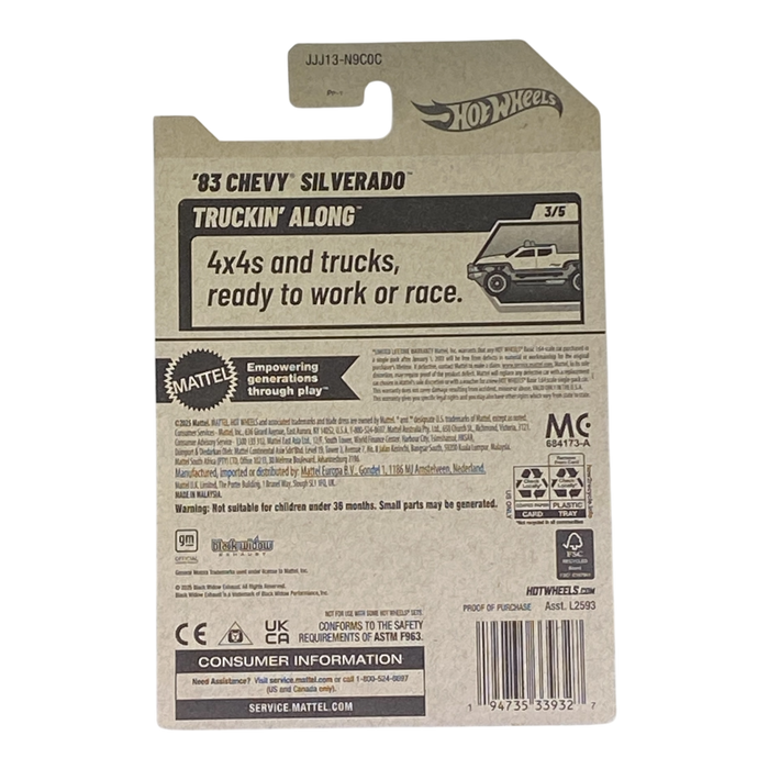 Hot Wheels '83 Chevy Silverado | Truckin' Along Series 3/5 - for just $5.99! 