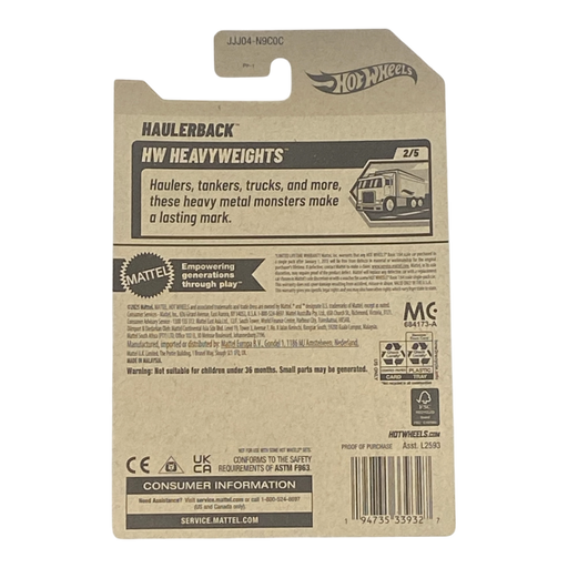 Hot Wheels Haulerback - HW Heavy Weights Series 2/5 - for just $1.89! 