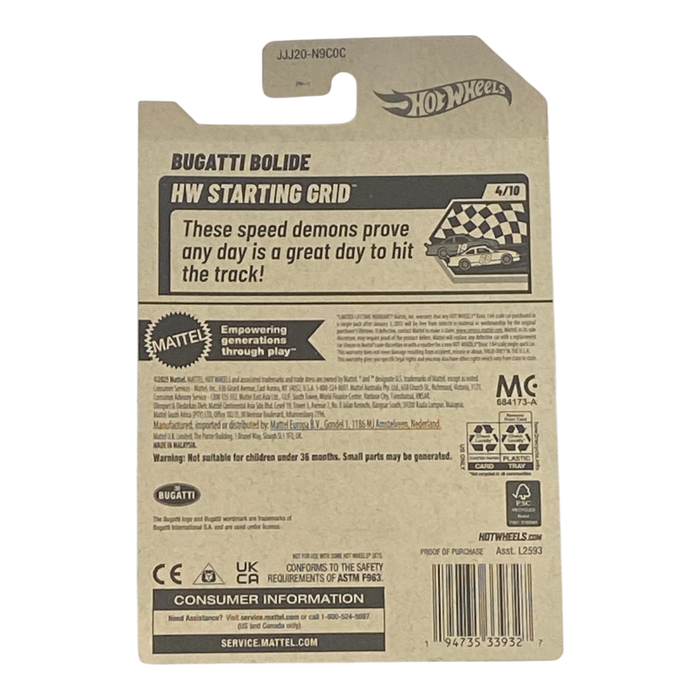 Hot Wheels Bugatti Bolide - HW Starting Grid Series 4/10 - for just $1.89! 