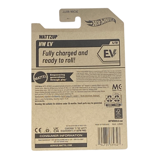 Hot Wheels Wattzup - HW EV Series 4/10 - for just $1.89! 