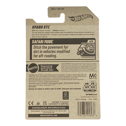 Hot Wheels Amaru GTC - Safari Mode Series 4/5 - for just $1.89! 