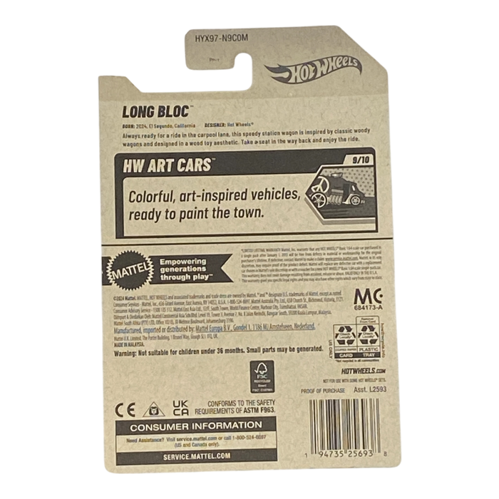 Hot Wheels Long Bloc - HW Art Cars Series 9/10 - for just $1.89! 