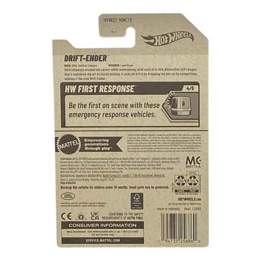 Hot Wheels Drift-Ender - First Response Series 4/5 - for just $1.79! 